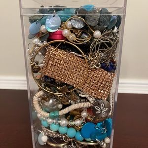 Vintage-Modern Jewelry Jar #AB 19